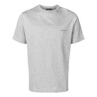 Balenciaga Small Logo Print Cotton T-Shirt 'Grey' 556151TYK281300