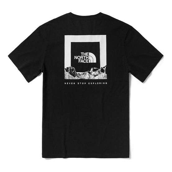 THE NORTH FACE Logo Graphic T-Shirt 'Black' NF0A5JTT-JK3