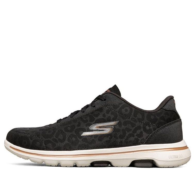 (WMNS) Skechers Go Walk 5 Low-Top Black 124029-BKGD