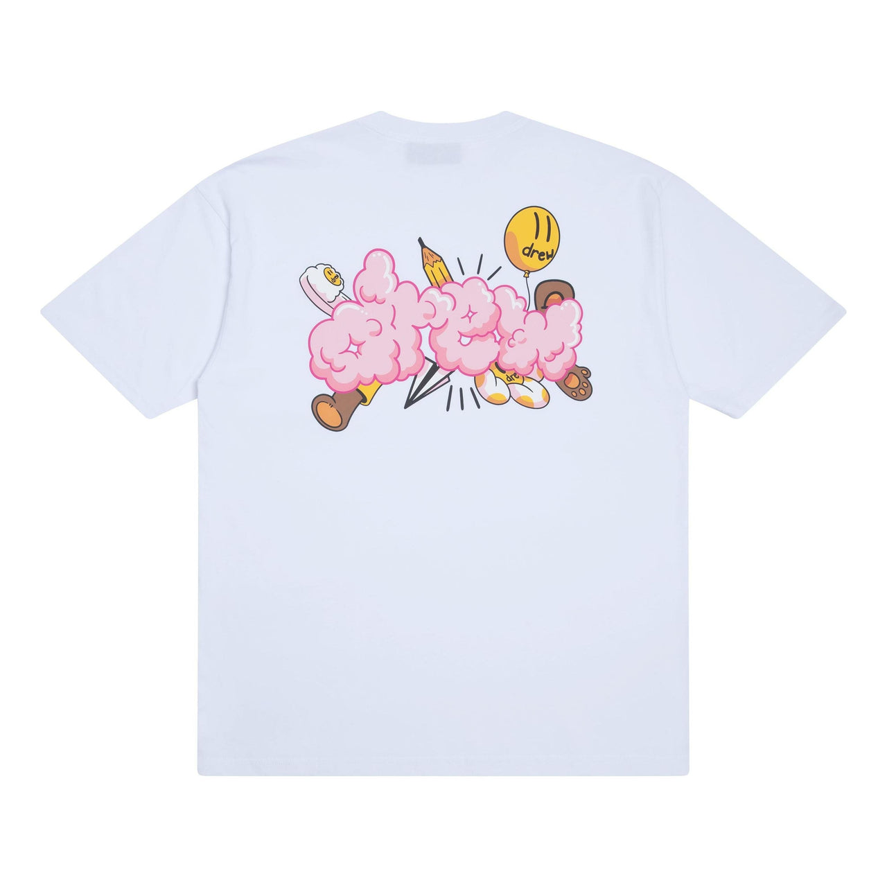 Drew House Doodle Joy T-shirt 'White' DR-SS22-189