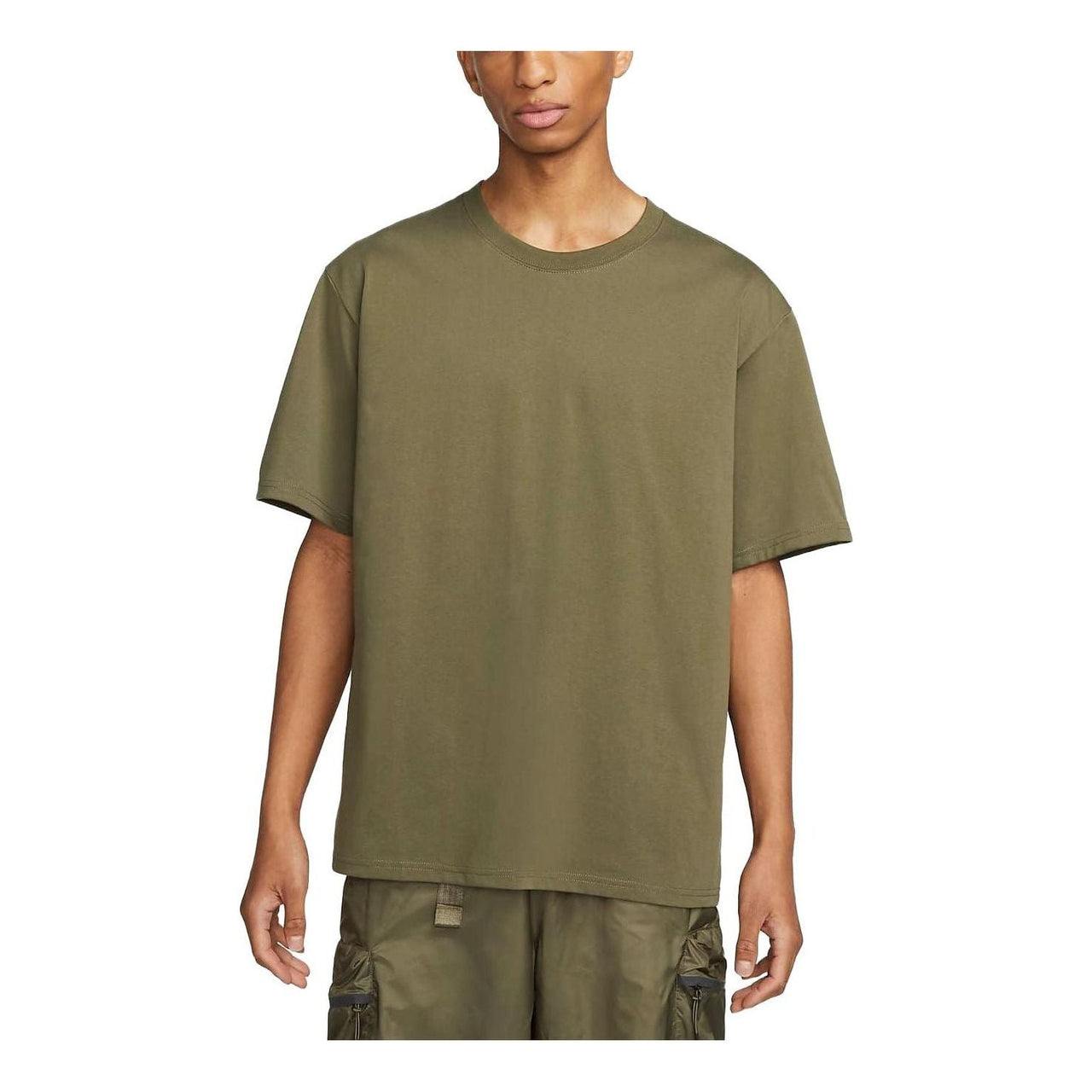 Nike Sportswear Tech Pack Dri-fit Short Sleeve Top 'Olive Green' FB4396-222