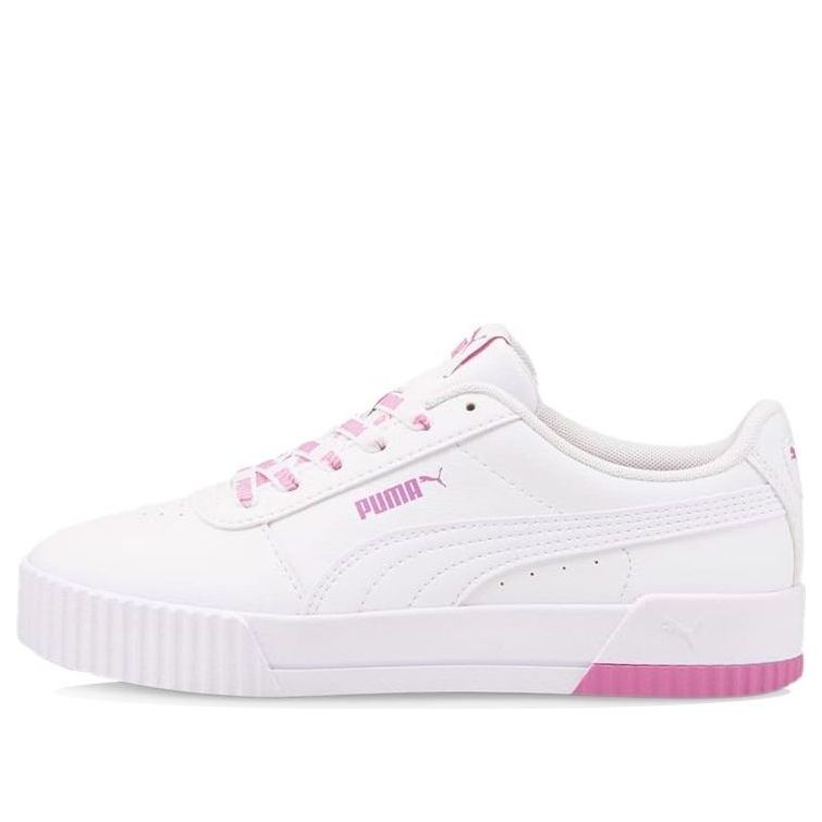 (WMNS) PUMA Carina Logomania Kadin Sneakers White/Red/Pink 383906-02