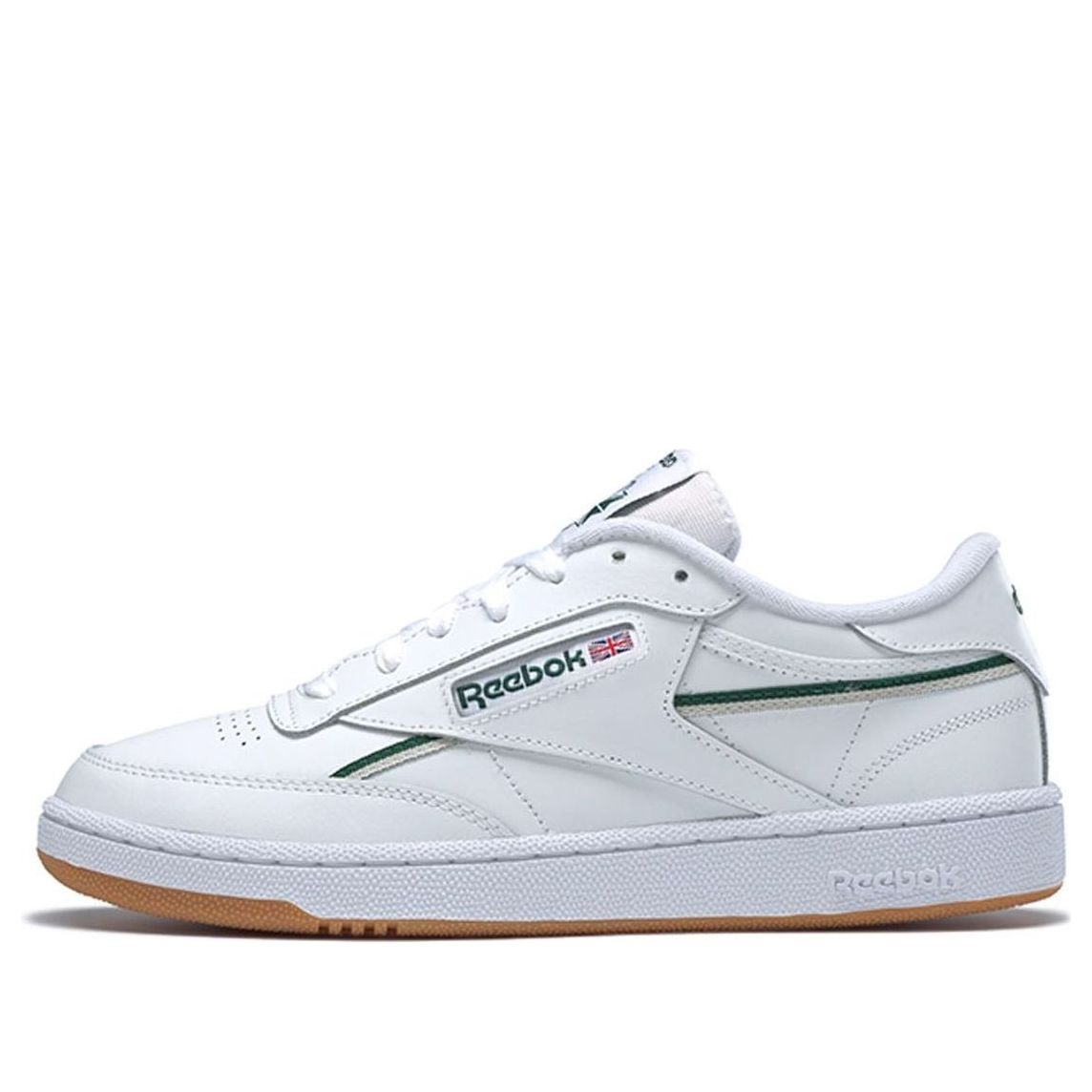 Reebok Club C 85 White Green Skate Shoes Unisex 'White Green' FW4294
