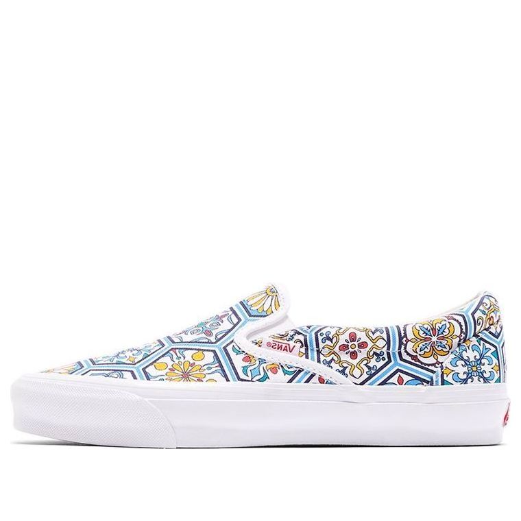 Vans KITH x Classic Slip-On 'Blue Moroccan Pattern' VN0A45JK2CM