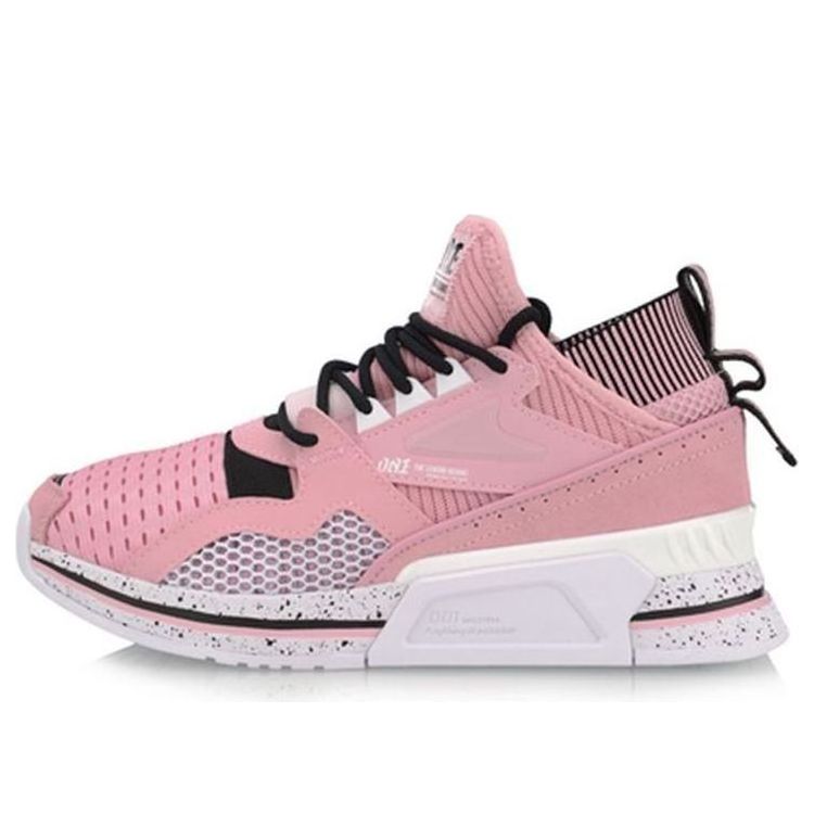 (WMNS) Li-Ning 001 T1000 No Boundry Mid 'Pink Black' AGLP012-2