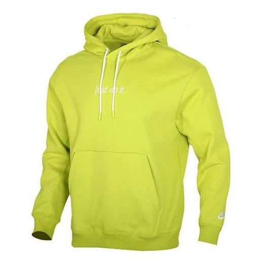 Nike Just Do it Heavyweight Hoodie 'Solar Green' CI9407-308