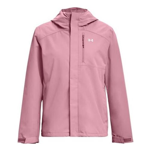 (WMNS) Under Armour Under Armor Autumn Three-in-One Woven Hooded Jacket 'Pink' 1371593-697