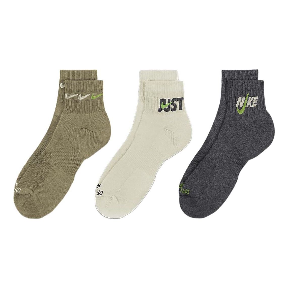 Nike Everyday Plus padded ankle training tights 'Olive White Black' DH3827-908