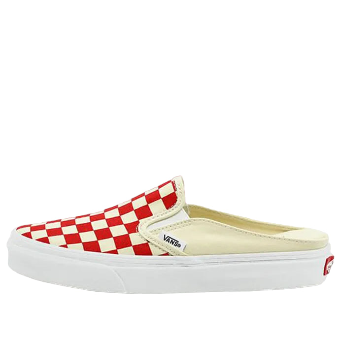 Vans Classic Slip-On Mule Checkerboard 'Red White' VN0004KTTLF