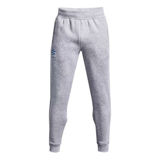 Under Armour Curry Fleece Pants 'Grey Heather' 1366627-011
