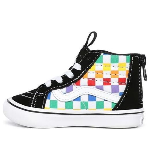 Vans Checkerboard Comfycush SK8-Hi Zip 'Black' VN0A4VJNU09