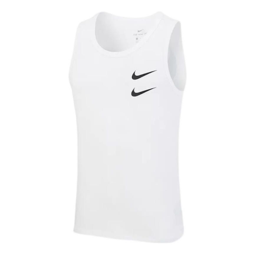 Men's Nike Casual Sports Sleeveless Breathable White Vest DH0260-100