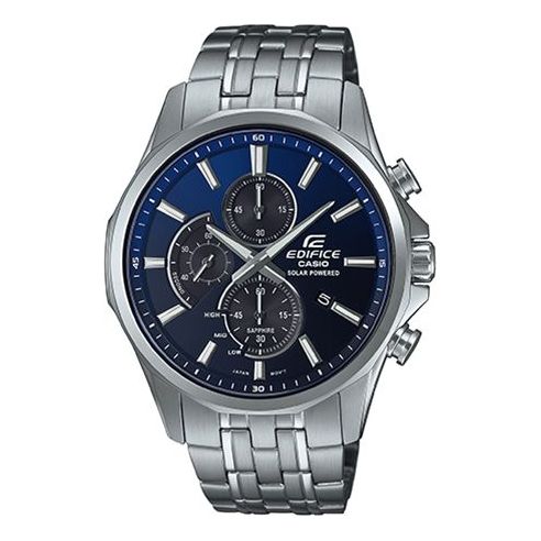 Waterproof EDIFICE Sapphire Crystal Blue Gradient Mens Blue Analog EFB-670SBD-2AVUPR