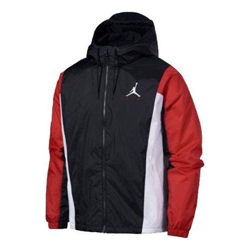 Black and red jordan jacket online