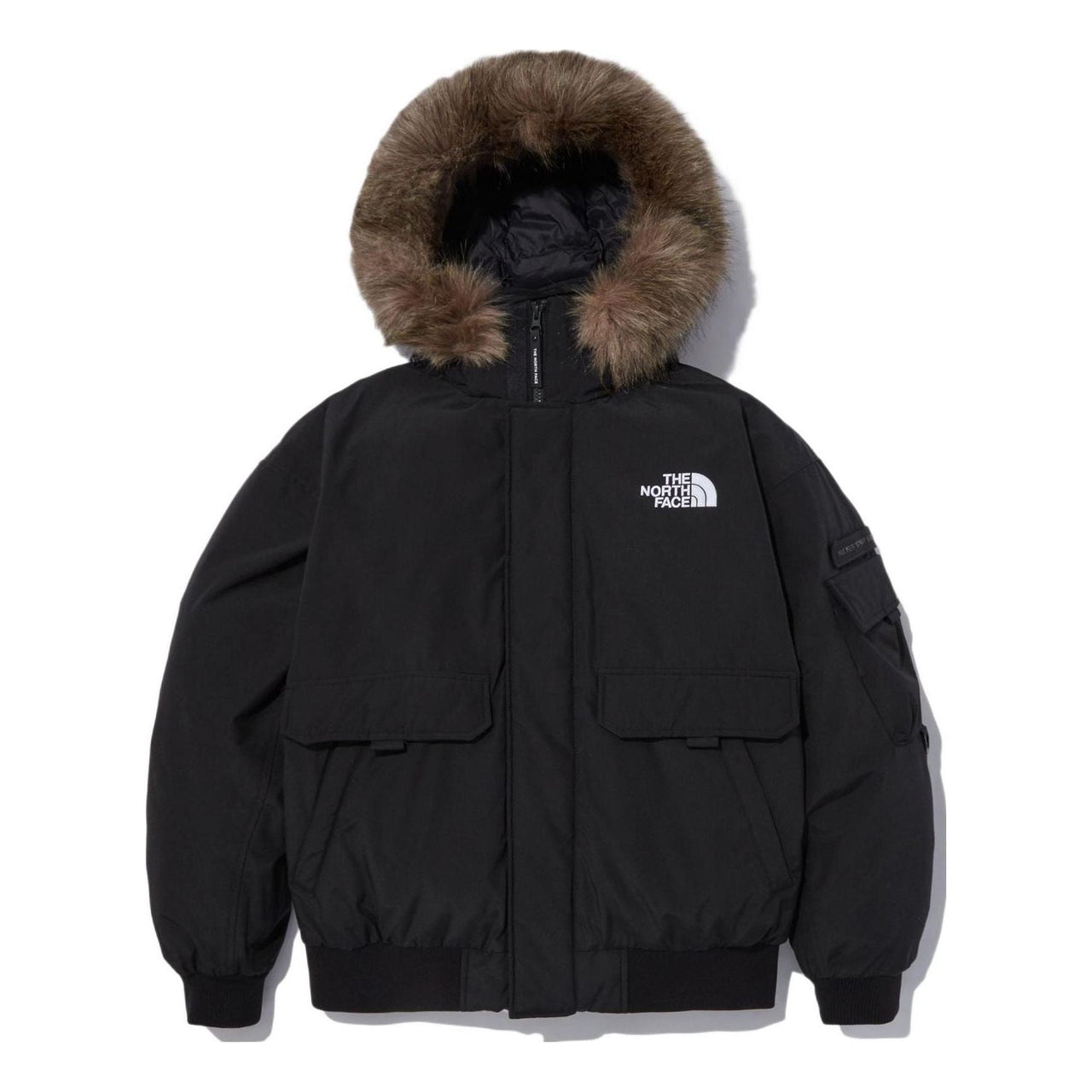 THE NORTH FACE Logo Polar Air Down Bomber Jacket 'Black' NJ1DN86A
