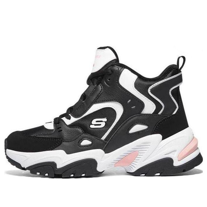 (WMNS) Skechers Stamina V2 'Black White' 167270-BKW