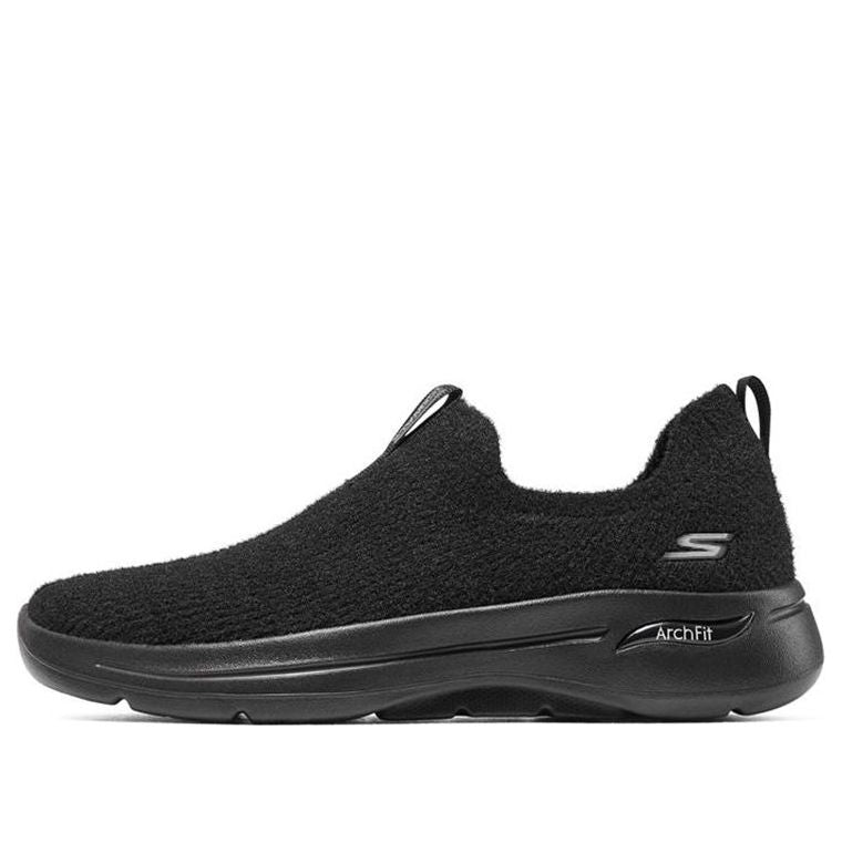 (WMNS) Skechers Go Walk Arch Fit 'Black' 124496-BBK