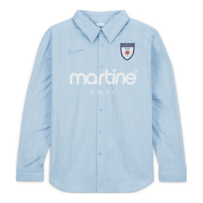 Nike x Martine Rose SS23 Logo Shirt (Asia Sizing) 'Blue' AQ4458-001