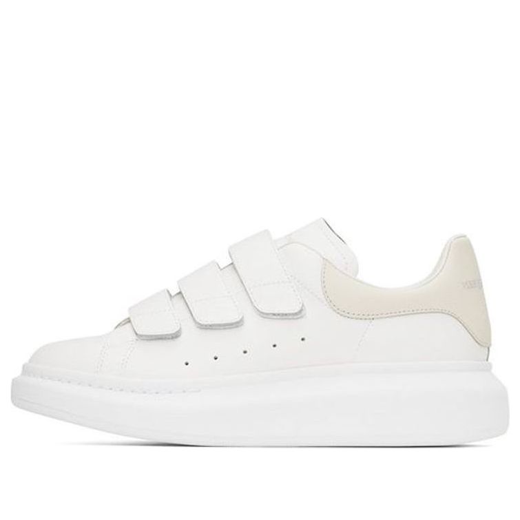 Alexander McQueen Oversized Triple Strap Sneaker 'White Vanilla' 727398WHGP58933