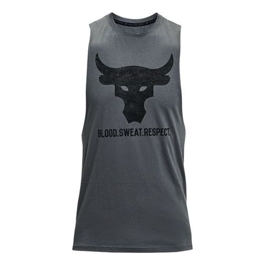 Under Armour Project Rock Brahma Bull Tank 'Pitch Grey' 1361721-012