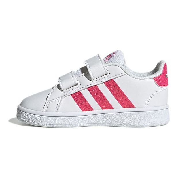 (TD) adidas neo Grand Court 'White Pink' EG3815