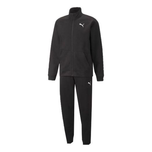 PUMA Casual Sports Stand Collar Jacket Suit Black 521682-01