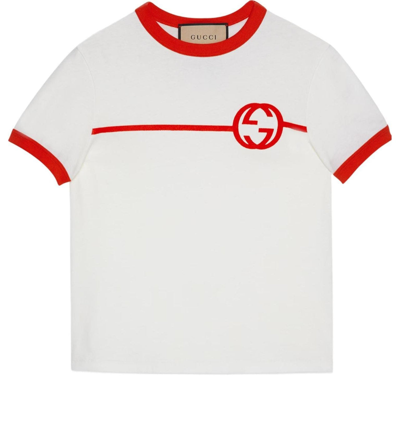 (WMNS) Gucci Cotton Jersey Printed T-Shirt 'Off White' 723566-XJF74-9095