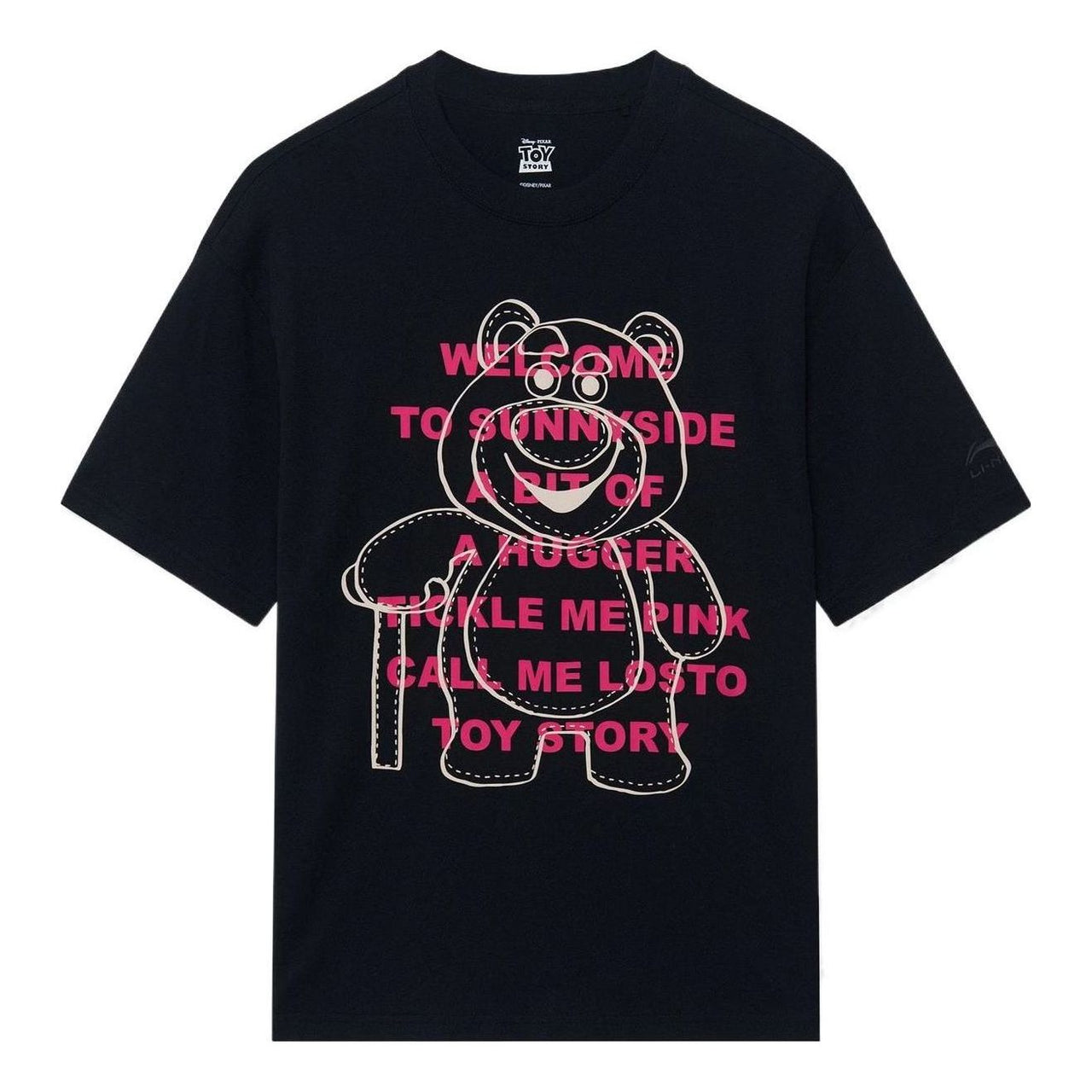 Li-Ning x Disney Toy Story Graphic Loose Fit T-shirt 'Black' AHSS955-5