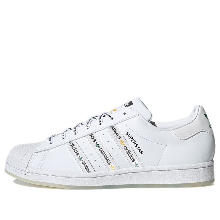 adidas Originals Superstar Shoes 'White Black Yellow' GX2990