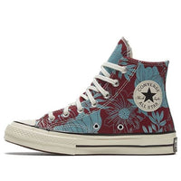 (WMNS) Converse Chuck Taylor All Star 1970s Red Blue Floral Sneakers 'Red Blue' 569235C