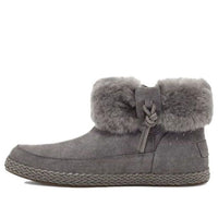 (WMNS) UGG Elowen Fleece Lined Snow Boots Gray 1113593-CHRC