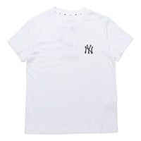 MLB Unisex New York Yankees Logo Tee White 31TS10031-50W