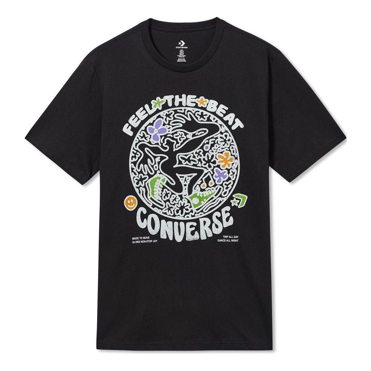 Converse Abstract Dance Tee 'Black' 10023456-A02