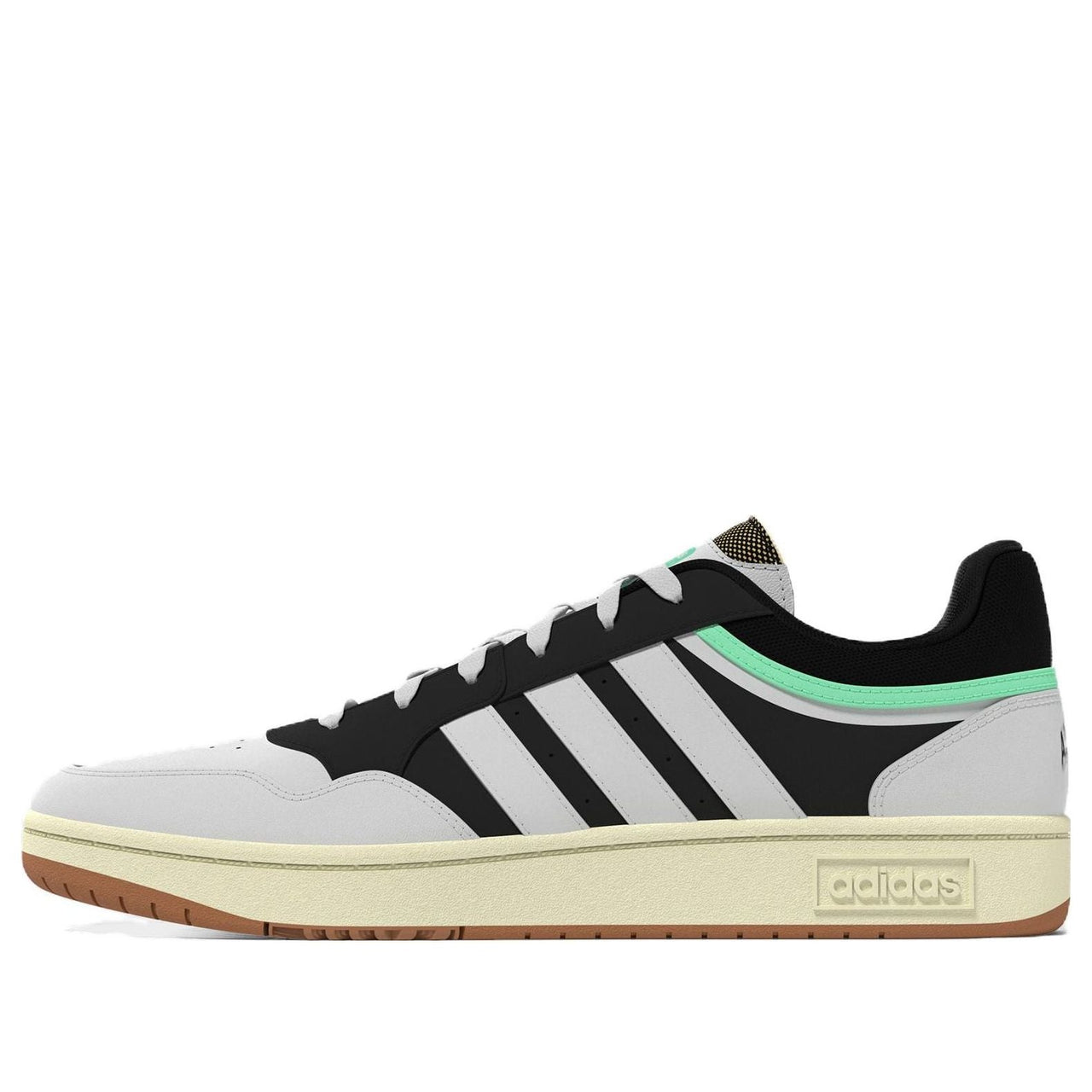 adidas Hoops 3.0 Low 'Classic Vintage 'Black Grey Mint'  Hoops 3.0 Low 'Classic Vintage IG2814