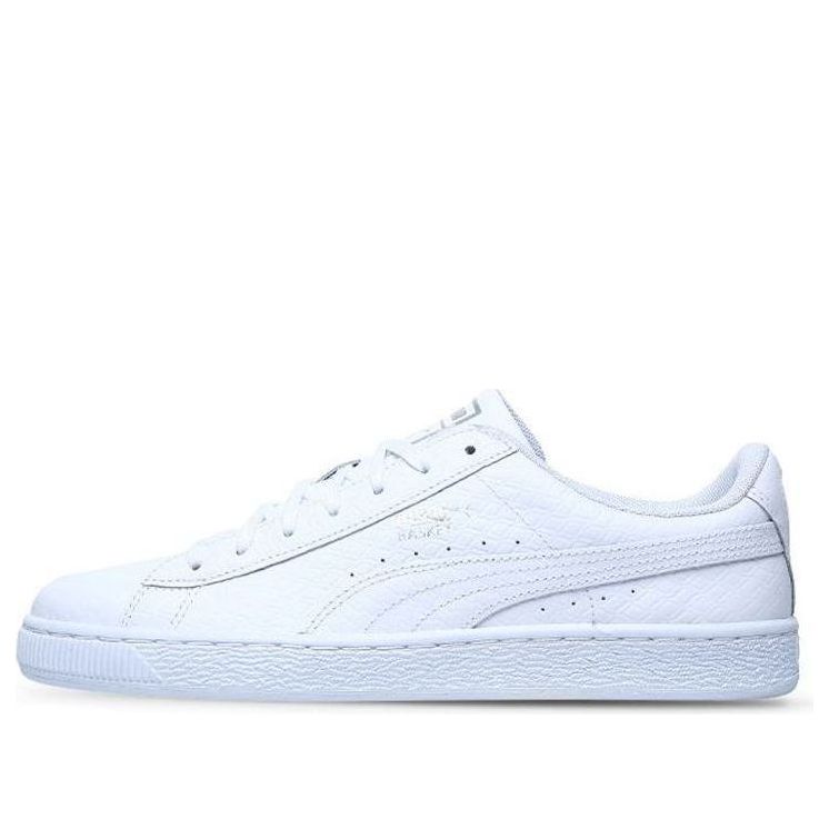 PUMA Basket Classic Low-TopBoard Shoes White 363075-01