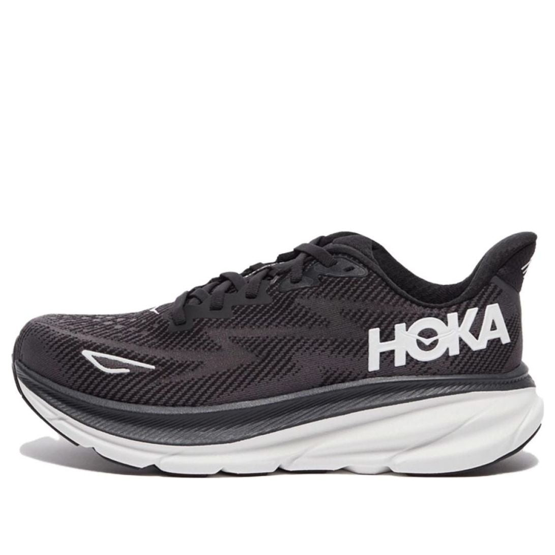 (WMNS) HOKA ONE ONE Clifton 9 'Black White' 1127896-BWHT
