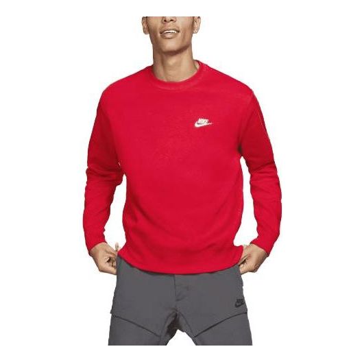 Nike Sportswear Club Fleece Crewneck 'University Red White' BV2662-657