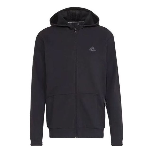 adidas Aeroready Yoga Full-Zip Hoodie 'Black' HL2403