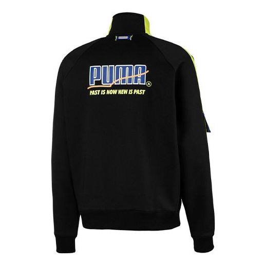 PUMA x ADER ERROR Unisex Printing Stand-up Collar Jacket Black 595533-01