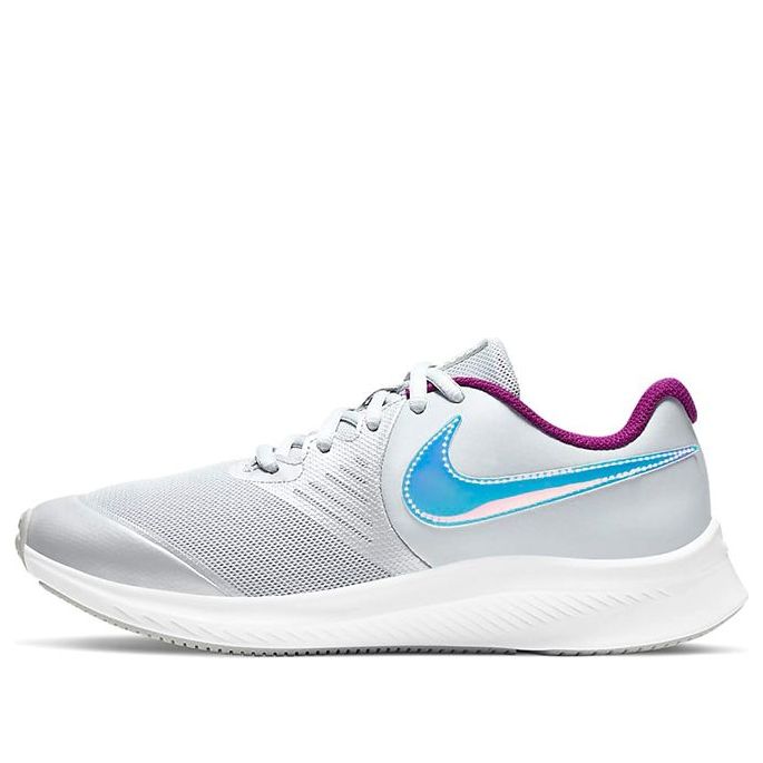 (GS) Nike Star Runner 2 'Grey Purple Laser' CW3294-001