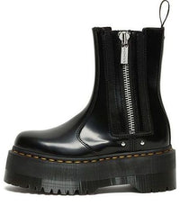 (WMNS) Dr. Martens 2976 Max Leather Platform Chelsea Boots 'Black' 26903001