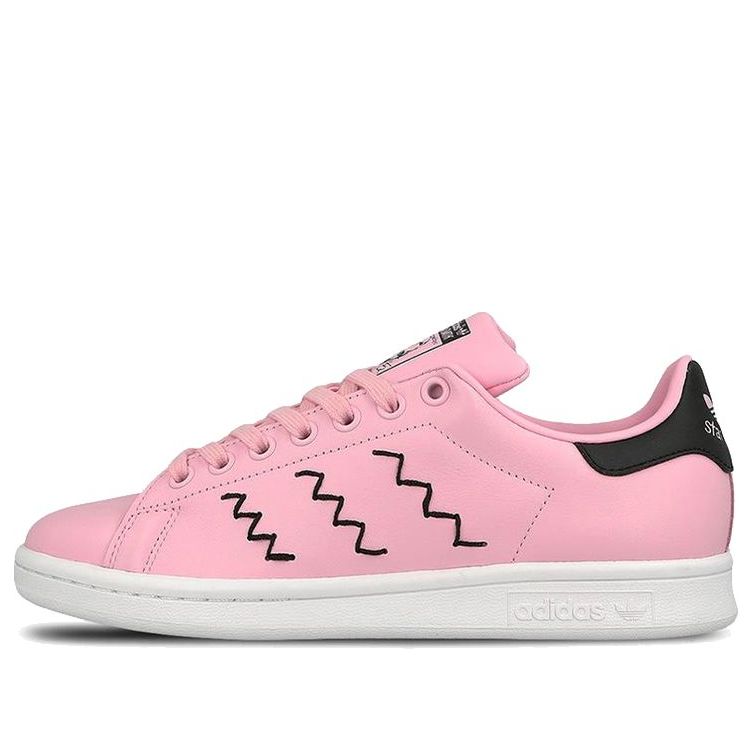 (WMNS) adidas originals StanSmith 'Pink Black' BZ0656