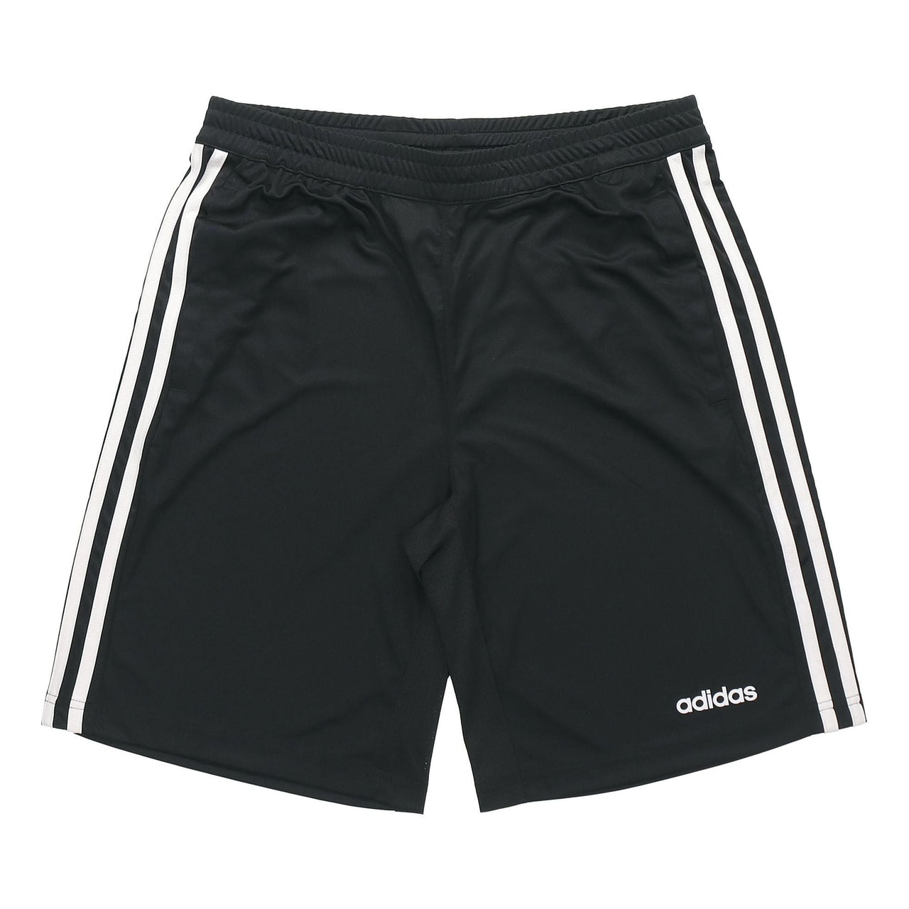 adidas Solid Color Breathable Sports Running Shorts Black DT3050