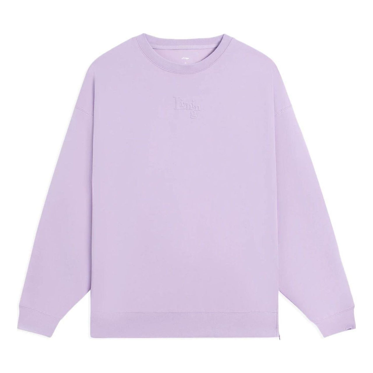 (WMNS) Li-Ning Lifestyle Classic Plain Sweatshirt 'Purple' AWDS778-3