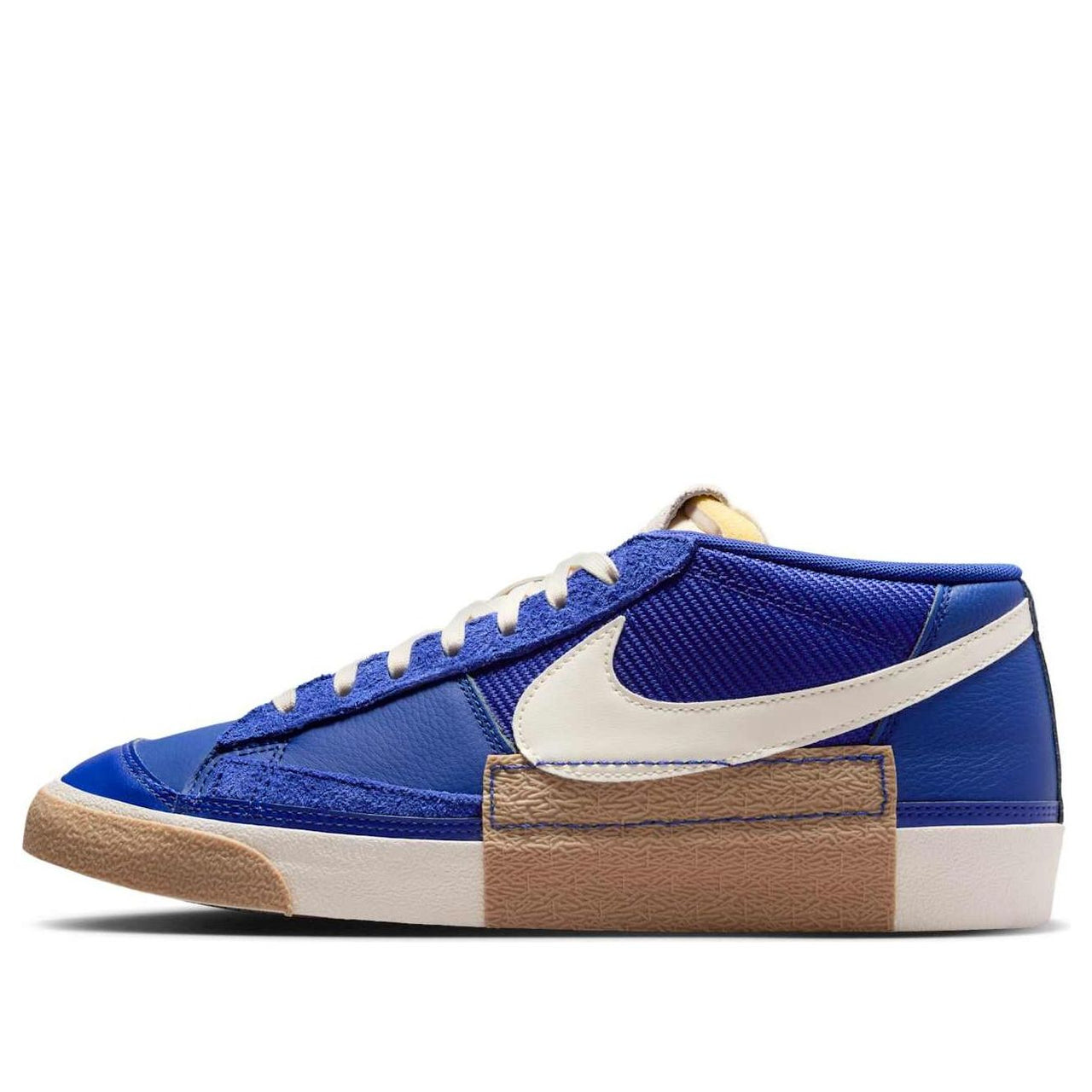 Nike Blazer Low Pro Club 'Deep Royal Blue Gum Light Brown Metallic Gold Pale Ivory' FZ3083-400
