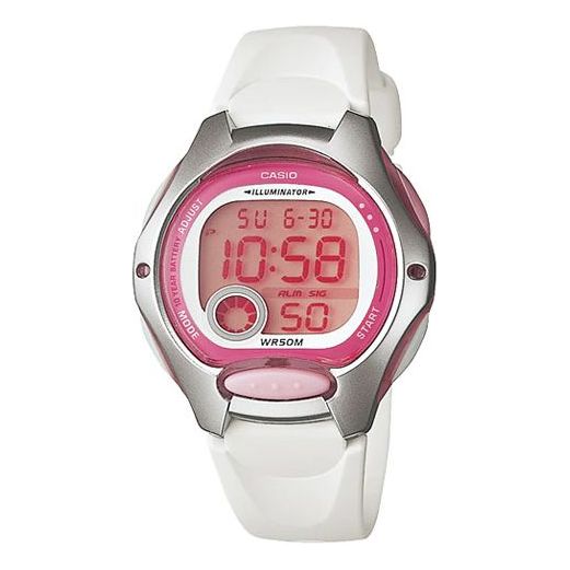 CASIO Sports Quartz Waterproof Pink Digital LW-200-7AVDF