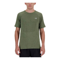 New Balance Athletics Seamless T-Shirt 'Dark Olivine' MT41080-DEK