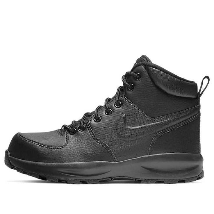 (GS) Nike Manoa Leather 'Triple Black' BQ5372-001