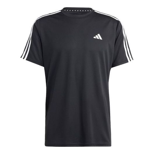 adidas Essentials 3-Stripes Training T-Shirt Asia Sizing 'Black' IB8150