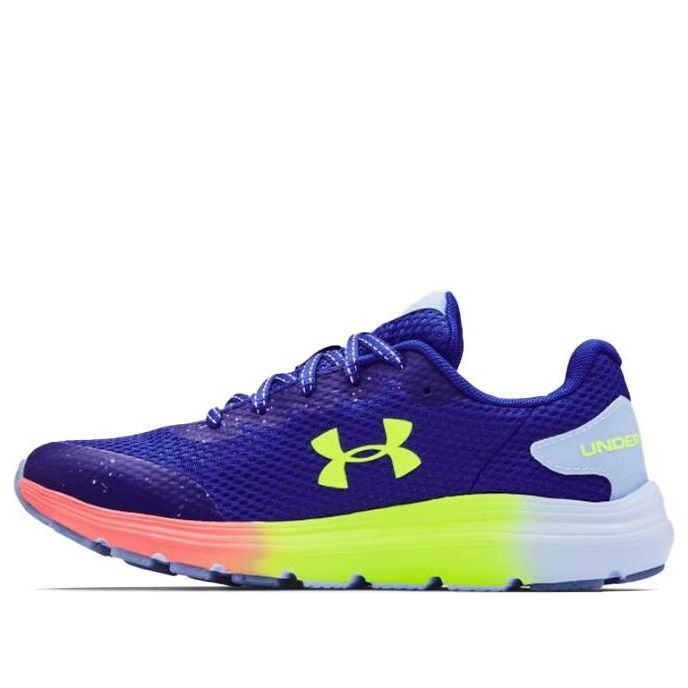 (GS) Under Armour Surge 2 Sports Shoes Blue/Green 3024102-500